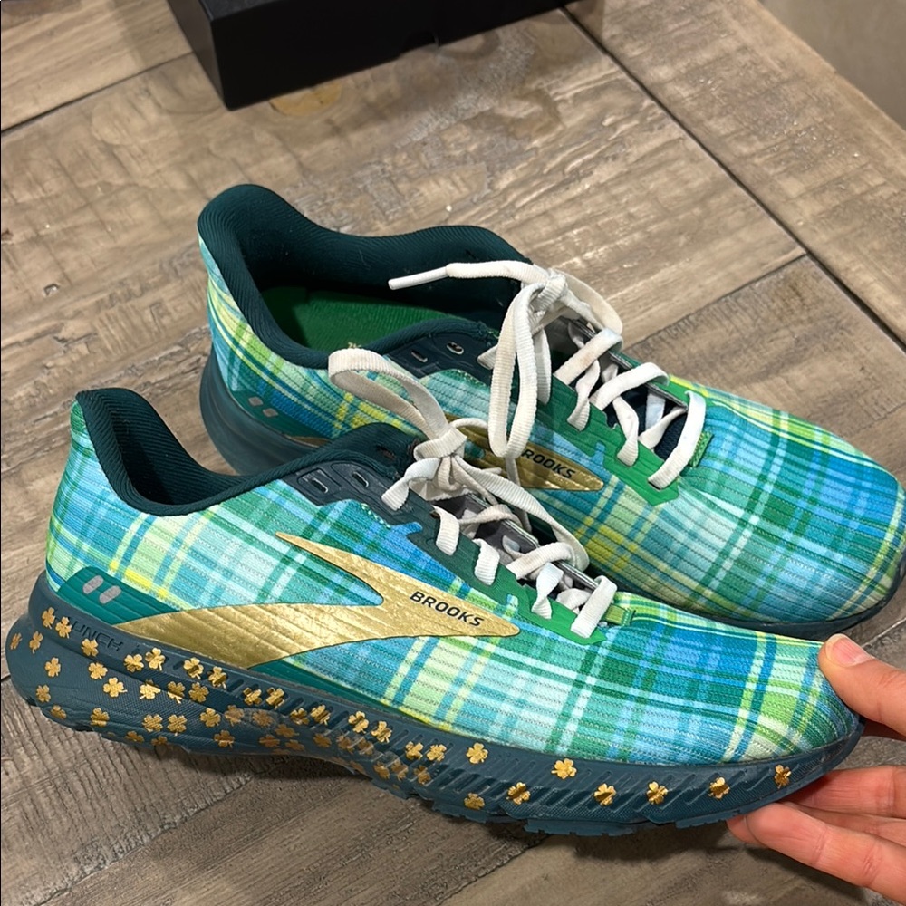 Brooks Plaid Running Shoes
